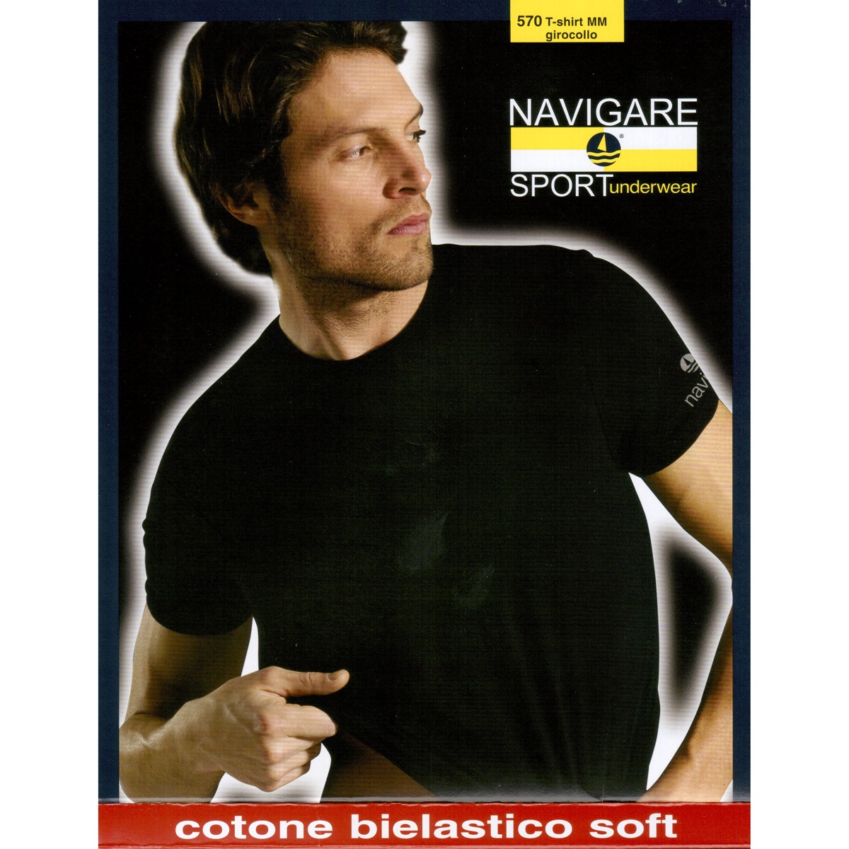 T-Shirt Uomo Cotone Navigare art. 570 | IntimoClaudia.com